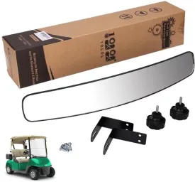 10L0L Golf Cart Mirror Rear View Mirror 16.5" Extra Wide 180 Degree Panoramic for Yamaha EZGO Club Car Golf Carts