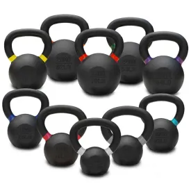 4KG TO 32KG PREMIUM POWDER COATED KETTLEBELLS SINGLE PACK