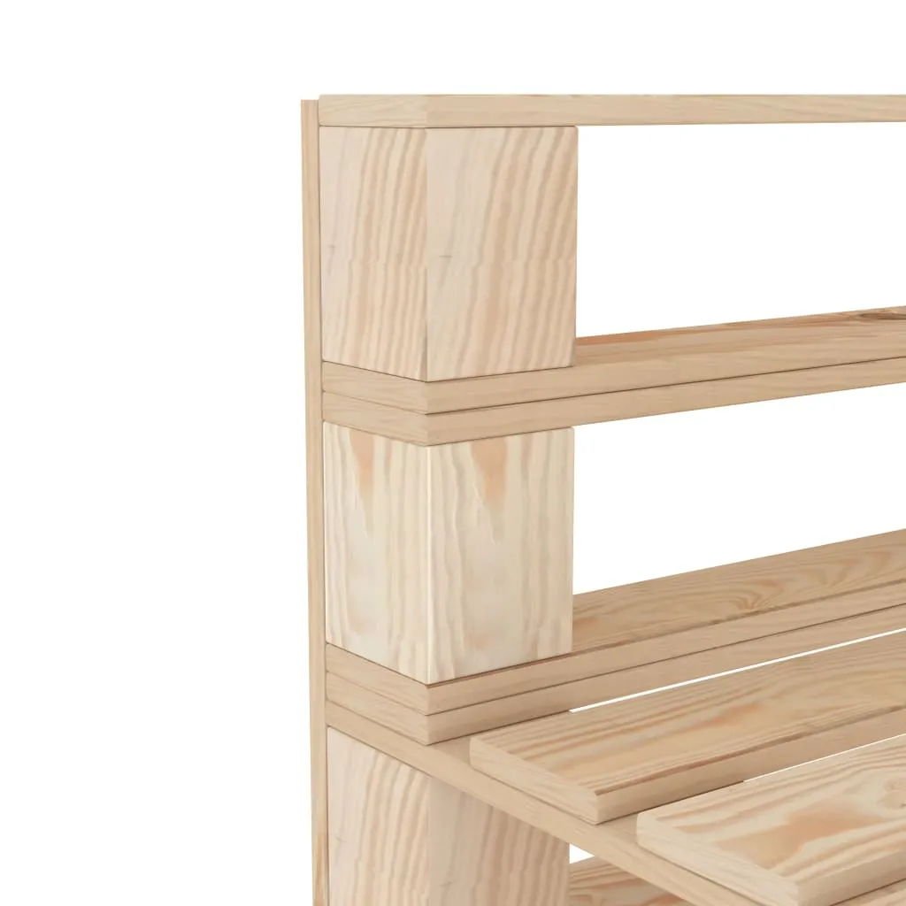 6 Piece Garden Pallets Lounge Set Wood