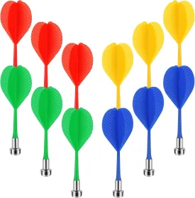 Accmor 36pcs Magnetic Darts, Magnetic Darts Replacement for Magnetic Dartboard, Plastic Darts Safety Magnetic Darts Target Game