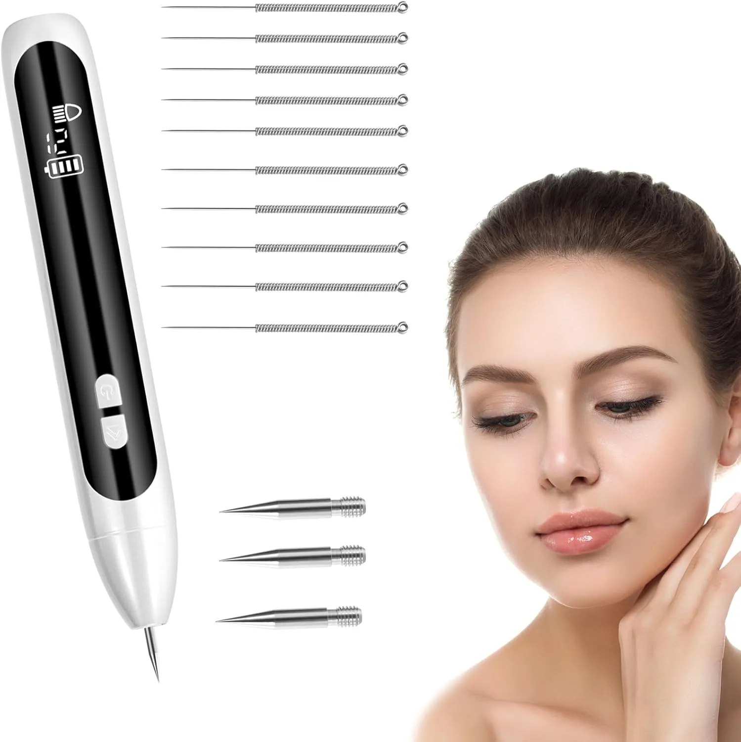 AL-40 Skin Removal Kit, Portable and Rechangeable Tools for a Beautiful Skin,Safe and Effective to Use at Home