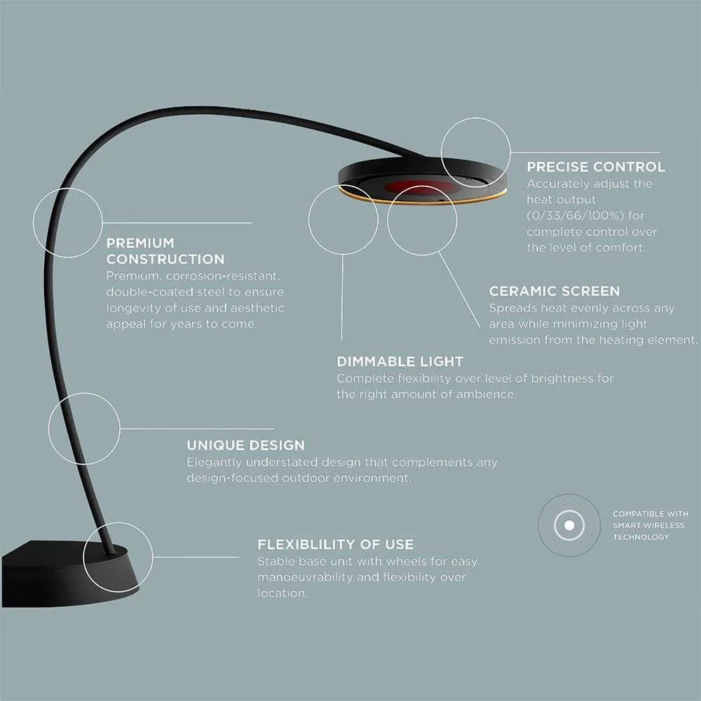 Bromic Eclipse Smart-Heat Portable Electric Heater, 3300W | BH0820001