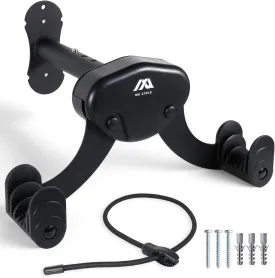 Buffalo Bike Wall Mount Rack  Adjustable Horizontal Indoor Hanger for Road, Mountain & Hybrid Bikes up to 48.5 lbs | Space-Saving Heavy-Duty Bicycle Storage for Garage & Home