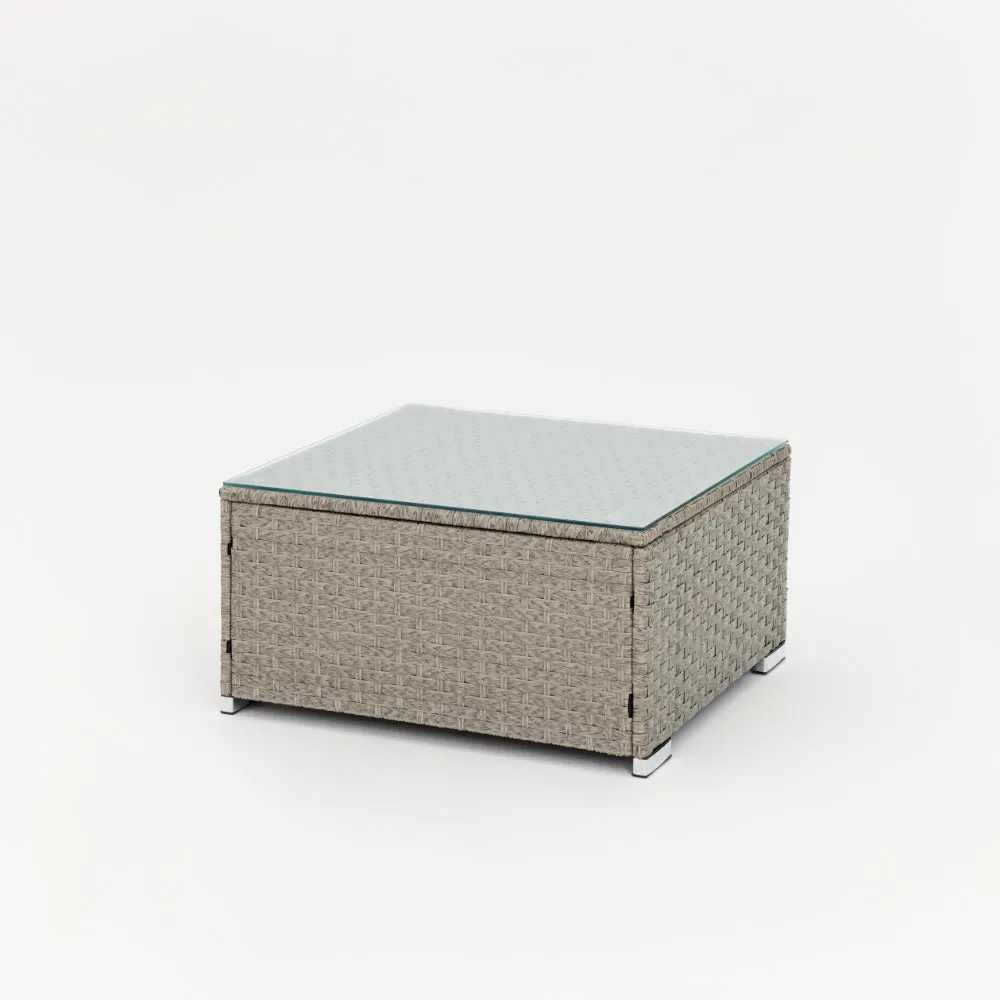 Catina Modular Corner Rattan Garden Sofa Set, Grey