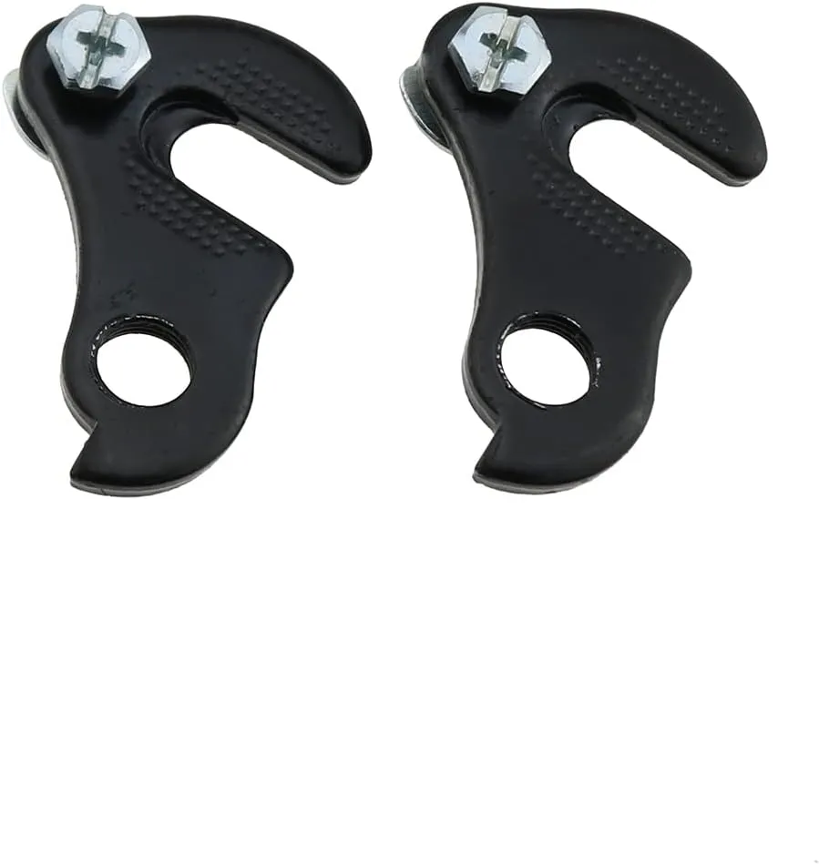 DGZZI 2PCS Bicycle Derailleur Hanger Plate for Shimano SRAM Rear Gear Derailleur Fit Converter Adapter Drop Out, Black