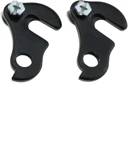 DGZZI 2PCS Bicycle Derailleur Hanger Plate for Shimano SRAM Rear Gear Derailleur Fit Converter Adapter Drop Out, Black
