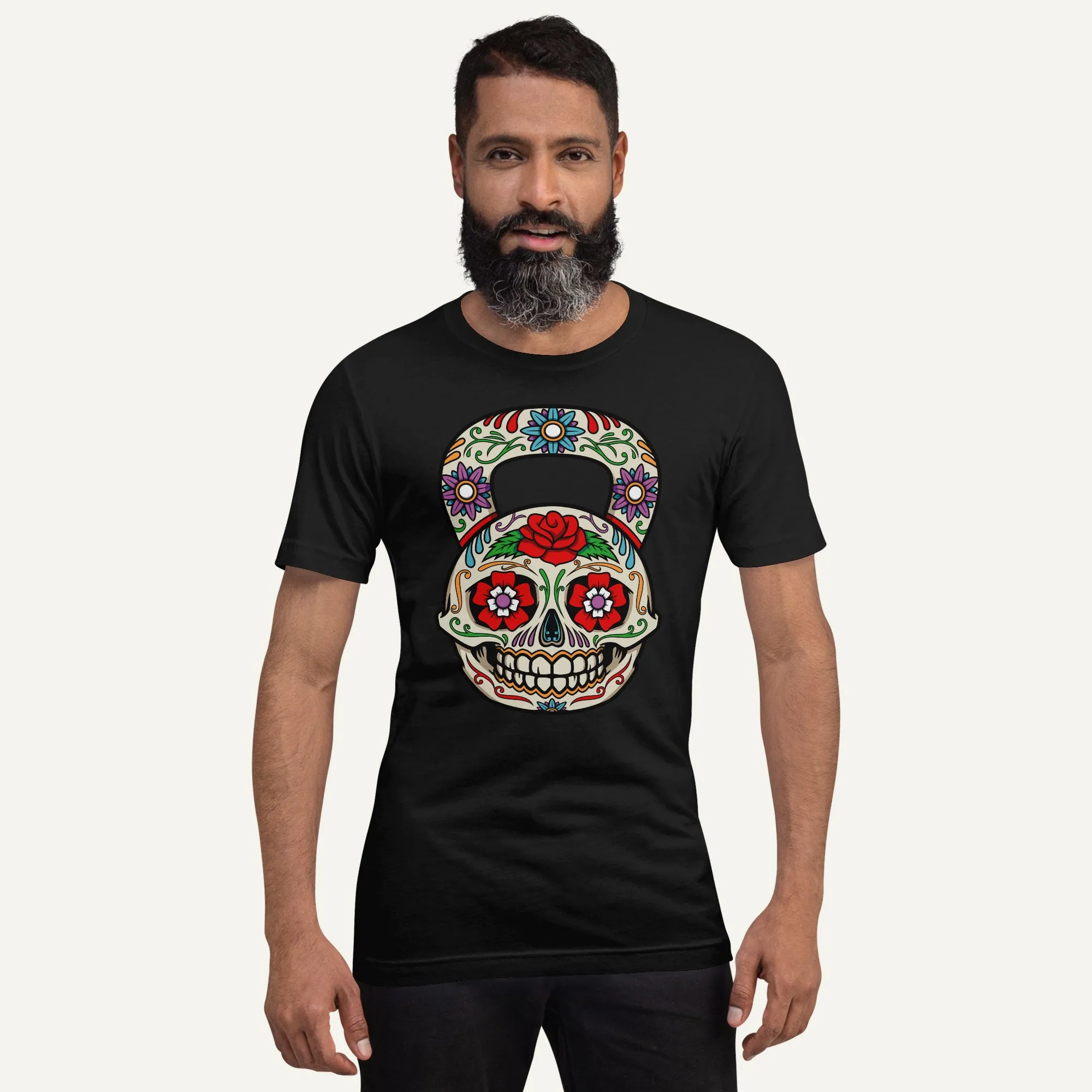 Dia De Los Muertos Kettlebell Design Men’s Standard T-Shirt