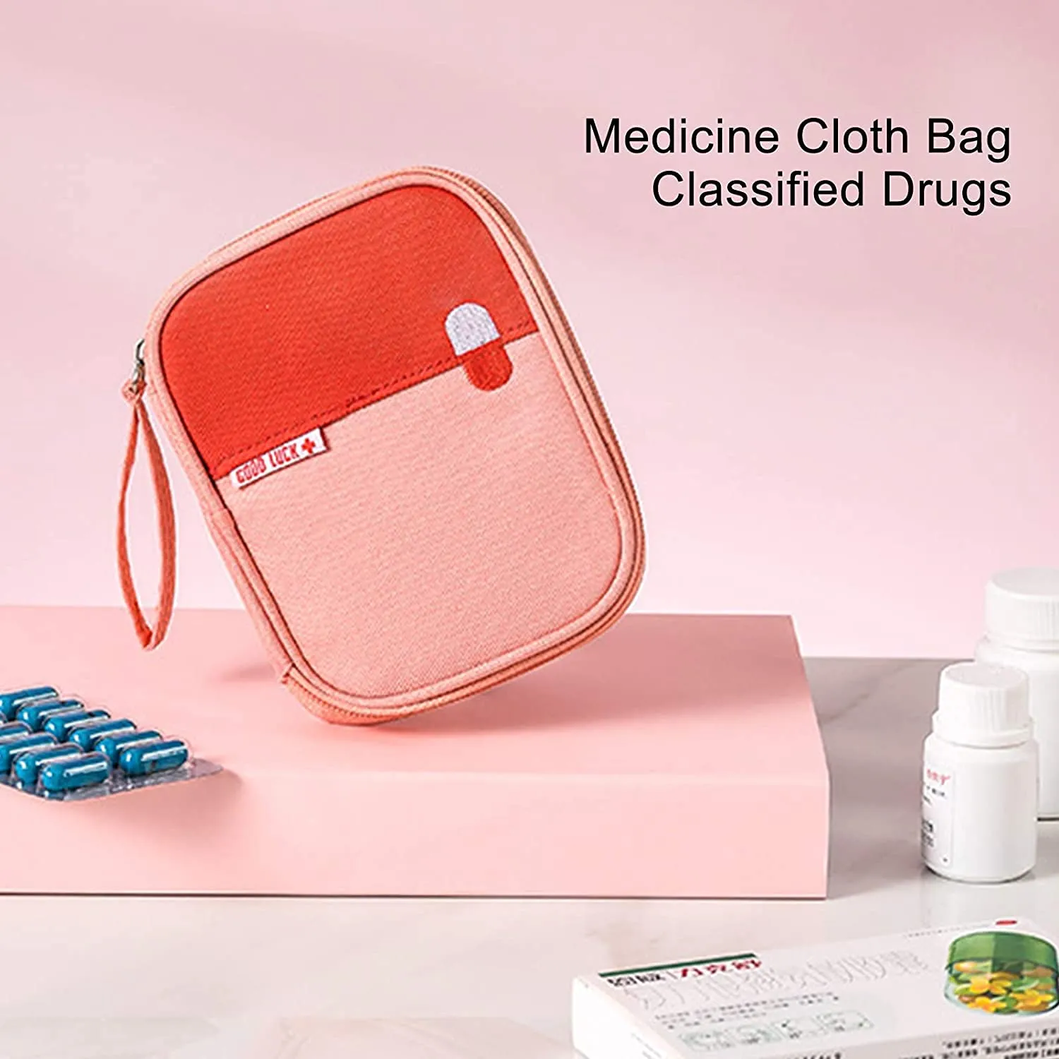 Emergency Survival Portable Medicine First Aid Empty Kit Pouch/Bag