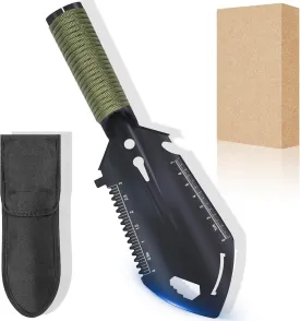 Fathers Day Dad Gifts from Daughter Wife Son Kids - Multitool Trowel Men Husband Gift Ideas Lightweight Backpacking Shovel for Camping Gardening Metal Detecting for Birthday Christmas Stocking Stuffer