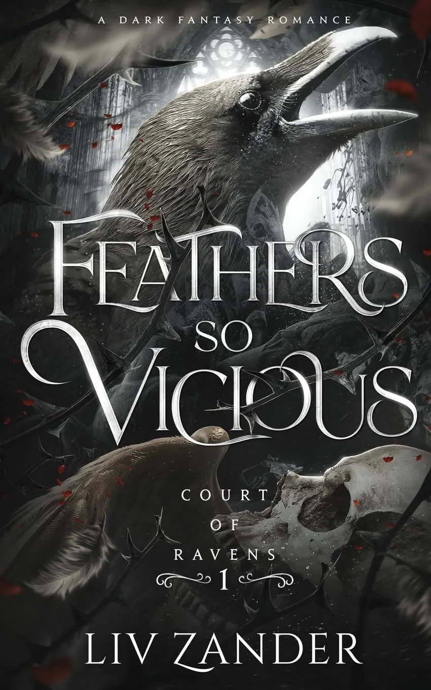 Feathers so Vicious: A Dark Fantasy Romance (Court of Ravens) Paperback  August 16, 2023
