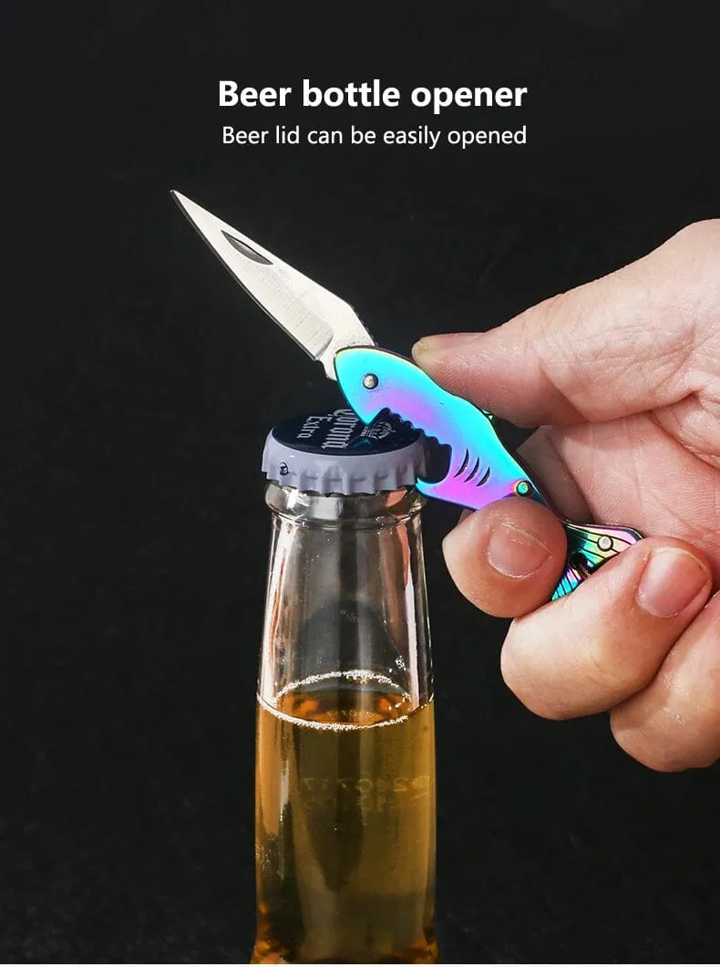 Folding Knife Keychain Bottle Opener | The Ultimate Multi-Tool