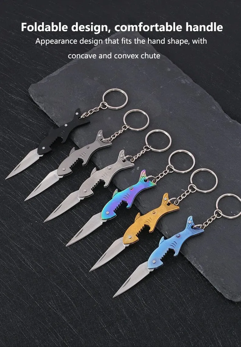 Folding Knife Keychain Bottle Opener | The Ultimate Multi-Tool