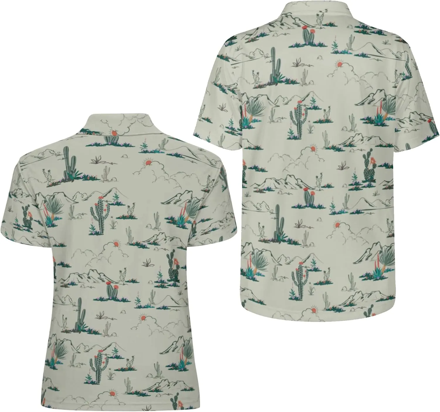 Funny Couple Golf Shirts,Matching Hawaiian Golf Shirt for Couple,Moisture Wicking Couple Polo Shirt for Men Women