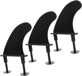 Hemoton 1 Set Surfboard Fin Set Flexible TPU Tail Fins for Inflatable Paddleboards and Kayaks Antislip Design for Enhanced Steering Durable Water Dividers for Surfing and Kayaking
