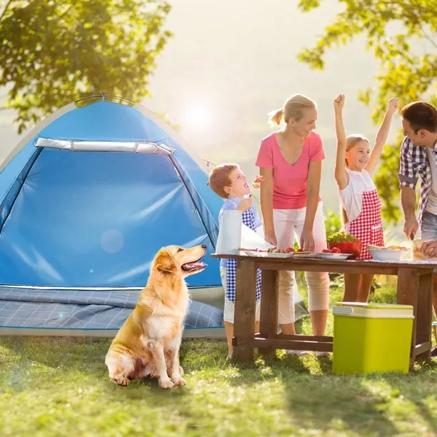 Instant Pop-Up Beach Tent - 4 Person Sun Shelter - UPF 50 