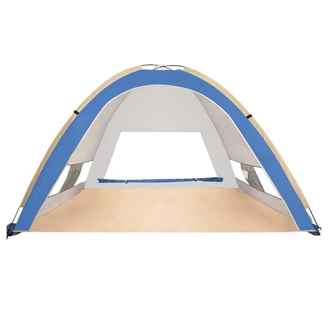 Instant Pop-Up Beach Tent - 4 Person Sun Shelter - UPF 50 