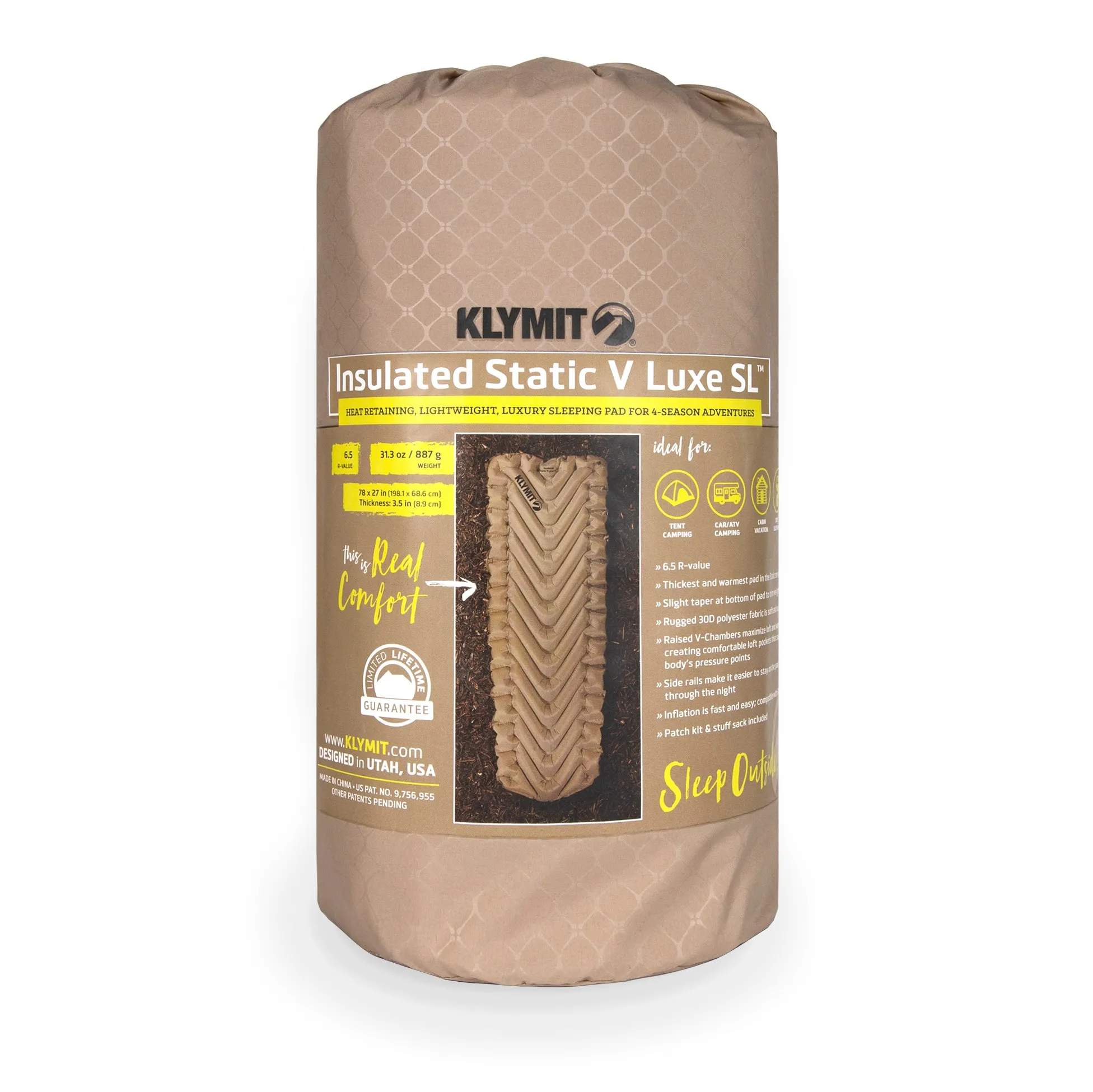 Insulated Static V Luxe SL™ Sleeping Pad