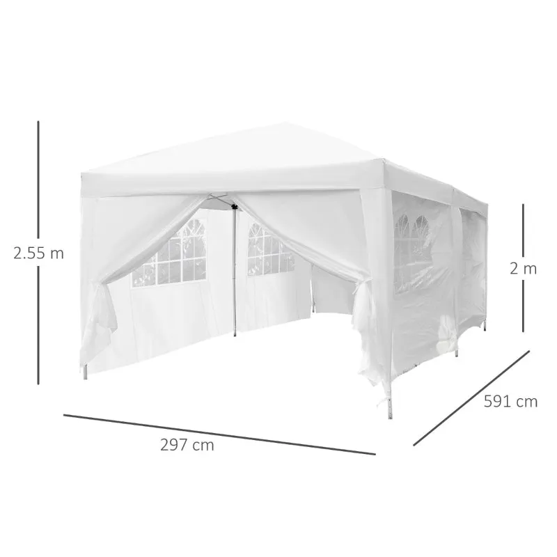 Large White Pop Up Gazebo