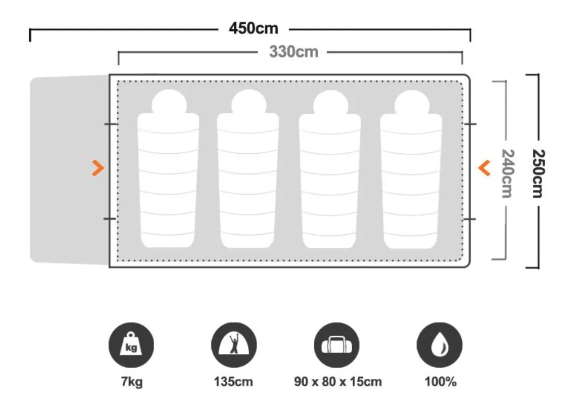 Malamoo Journey 3.0 Pop Up Tent