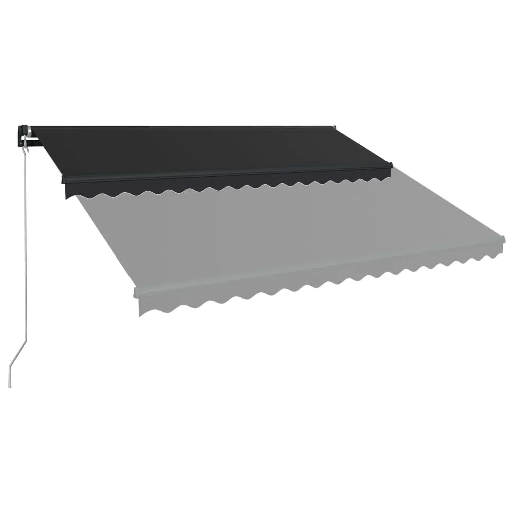 Manual Retractable Awning 450x300 cm Anthracite