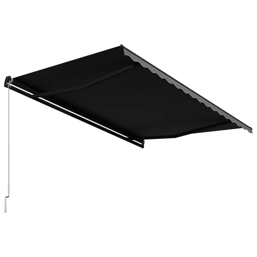 Manual Retractable Awning 450x300 cm Anthracite