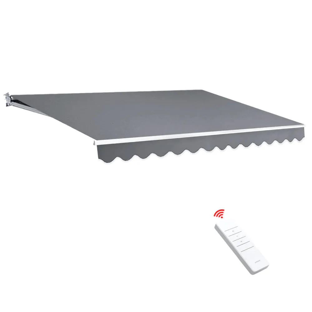 Motorised UV-Resistant Awning 4Mx3M Sunshade by Instahut
