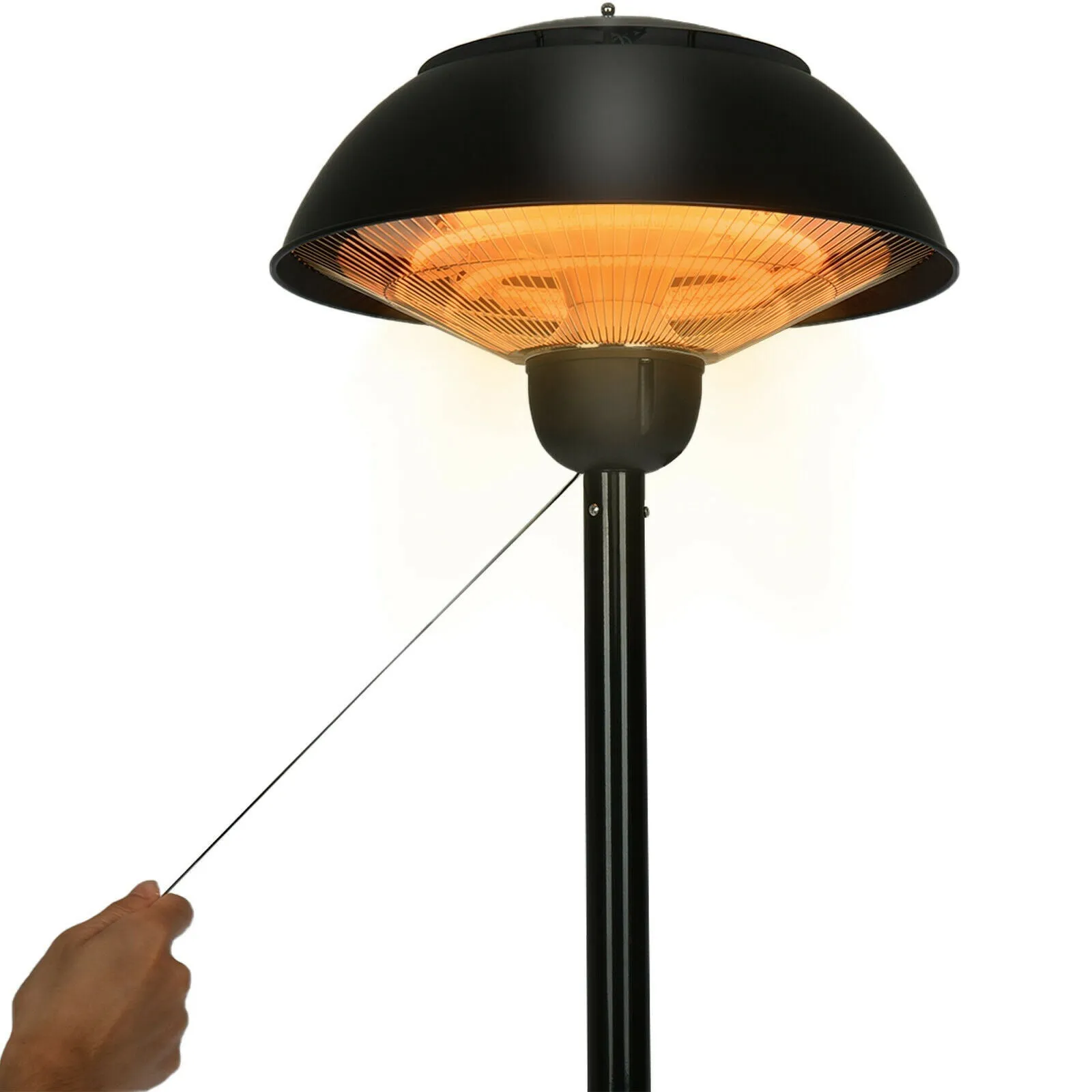 Outdoor Freestanding Portable Electric Infrared Patio Heater 1500W