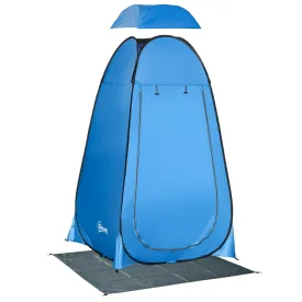 Outsunny Camping Shower Tent w/ Pop Up Design, Outdoor Dressing Changing Room