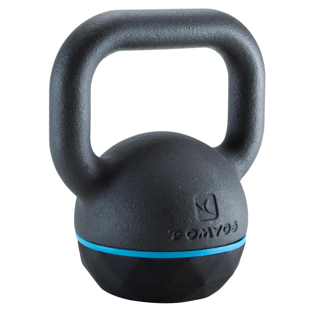Pesa de hierro fundido con base de goma de 8 kg Kettlebell