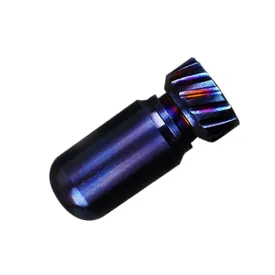 Portable Pure Titanium Mini Waterproof Warehouse Sealed Jar Pill Box, Color: Baked Blue