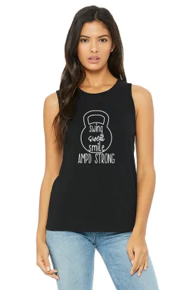 "Swing Sweat Smile" Muscle Tank (Women's)
