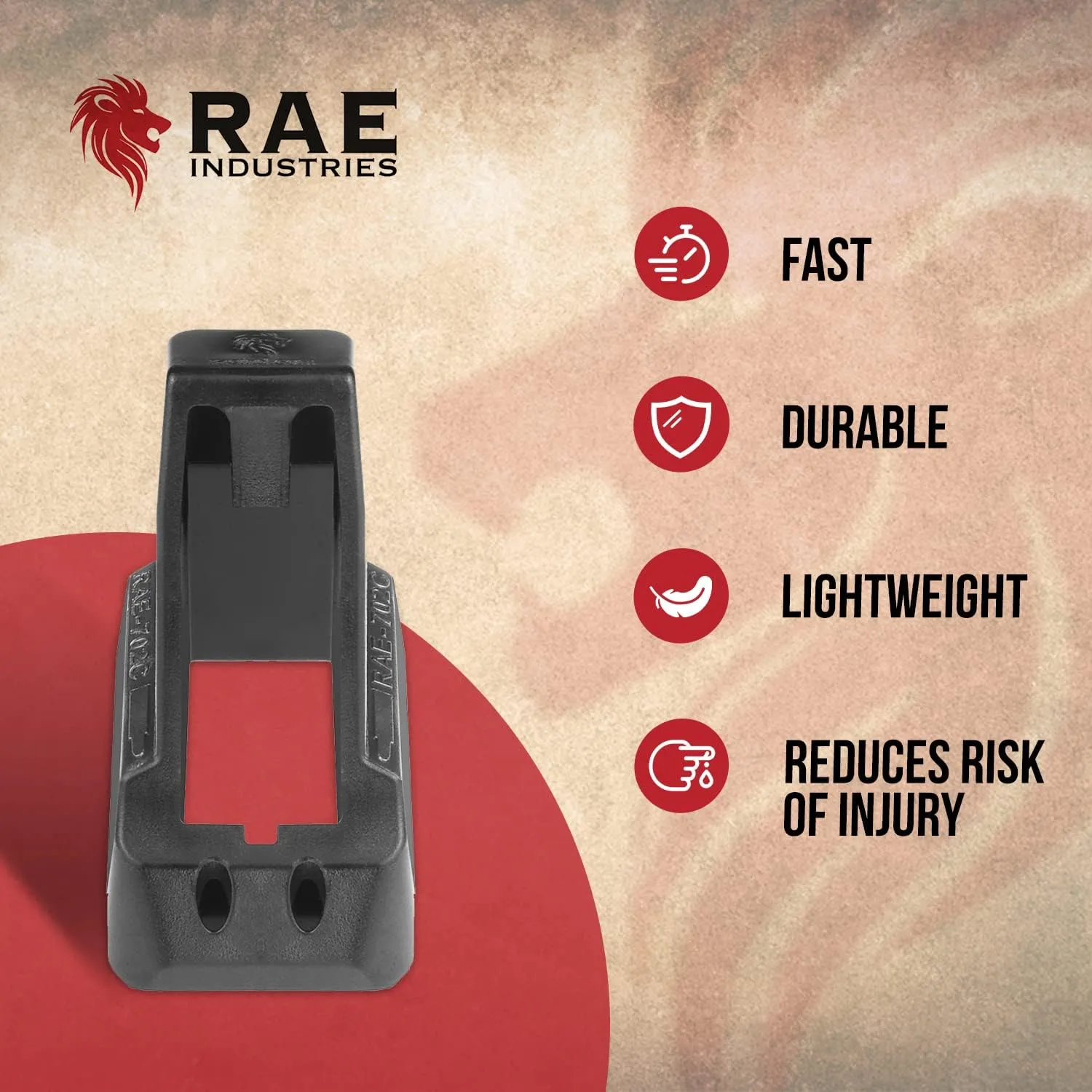 RAEIND Universal Speedloader for 9mm Double Stack Handguns Magazine Speed Loader