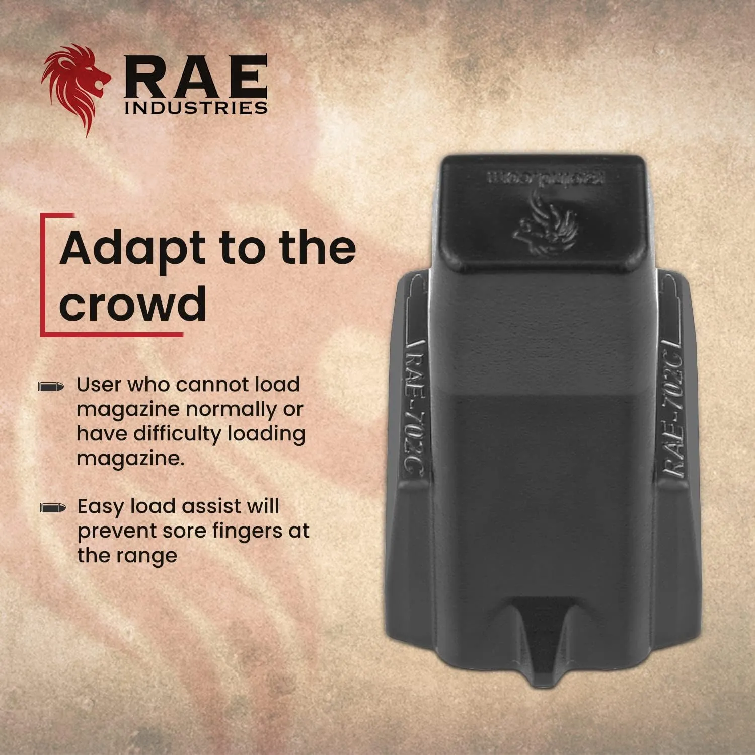 RAEIND Universal Speedloader for 9mm Double Stack Handguns Magazine Speed Loader