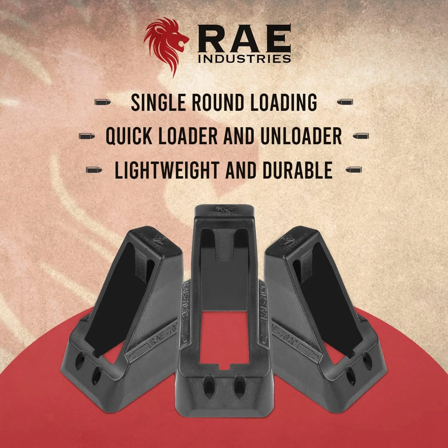 RAEIND Universal Speedloader for 9mm Double Stack Handguns Magazine Speed Loader