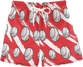 Retro Rodeo Cowboy Boys Swim Trunks Toddler Beach Board Shorts Quick Dry Kids Swimwear Bathing Suits 2T