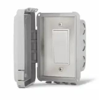 Schwank Single-Flush Mount c/w Weatherproof Cover JM-4410-XX