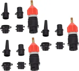 Sosoport 3sets Outdoor Air Converter Valve Adapter for Inflatable Boats Sup Paddle Boards Lightweight Pump Accessory for Kayaks Convenient Inflation