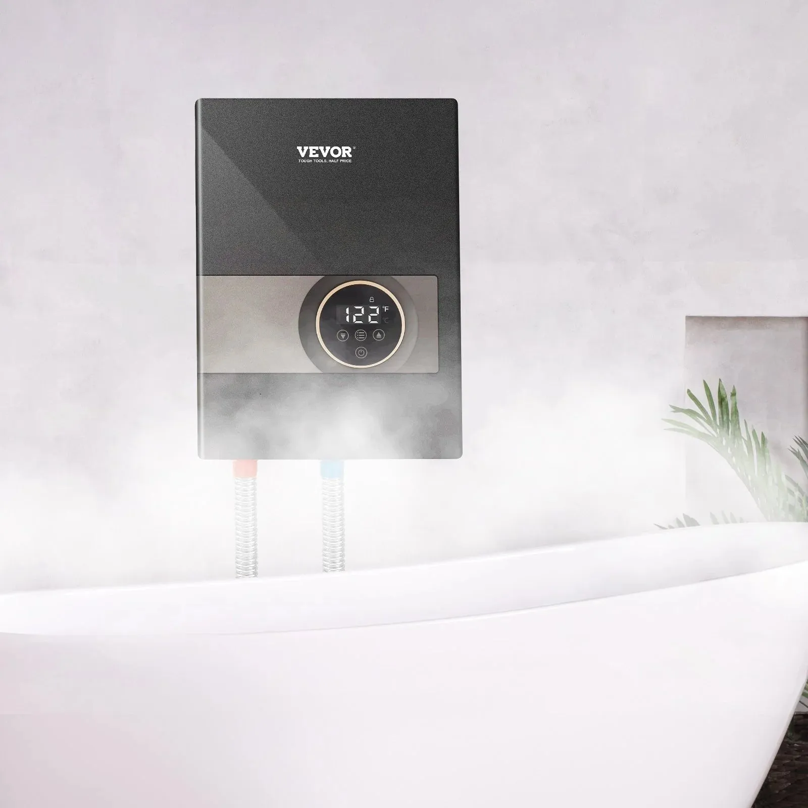 VEVOR Instant Water Heater – 8Kw Electric Tankless Boiler | Free Shipping!