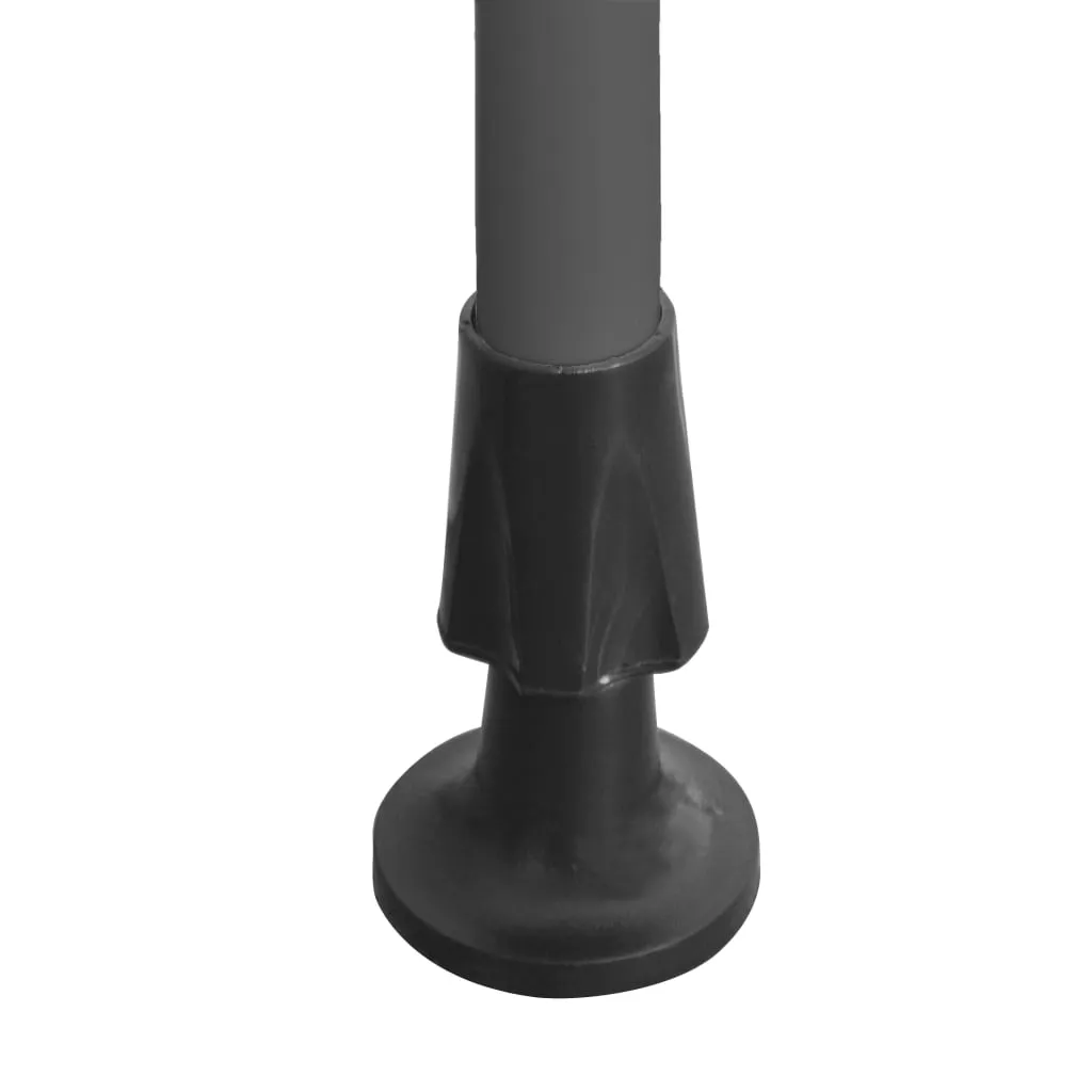vidaXL Manual Retractable Awning with LED 350 cm Orange and Brown