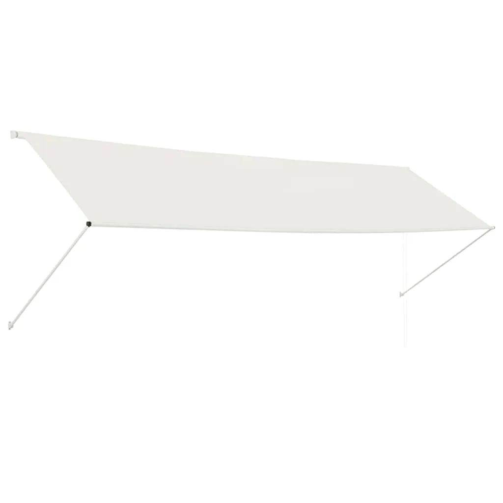 vidaXL Retractable Awning 400x150 cm Cream