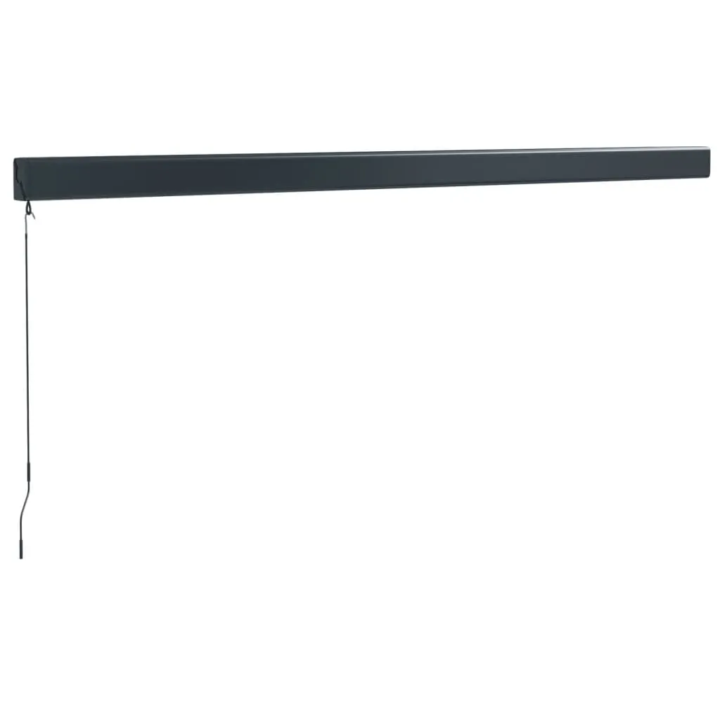 vidaXL Retractable Awning Orange and Brown 4.5x3 m Fabric and Aluminium