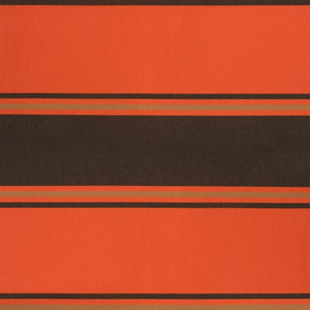vidaXL Retractable Awning Orange and Brown 4.5x3 m Fabric and Aluminium