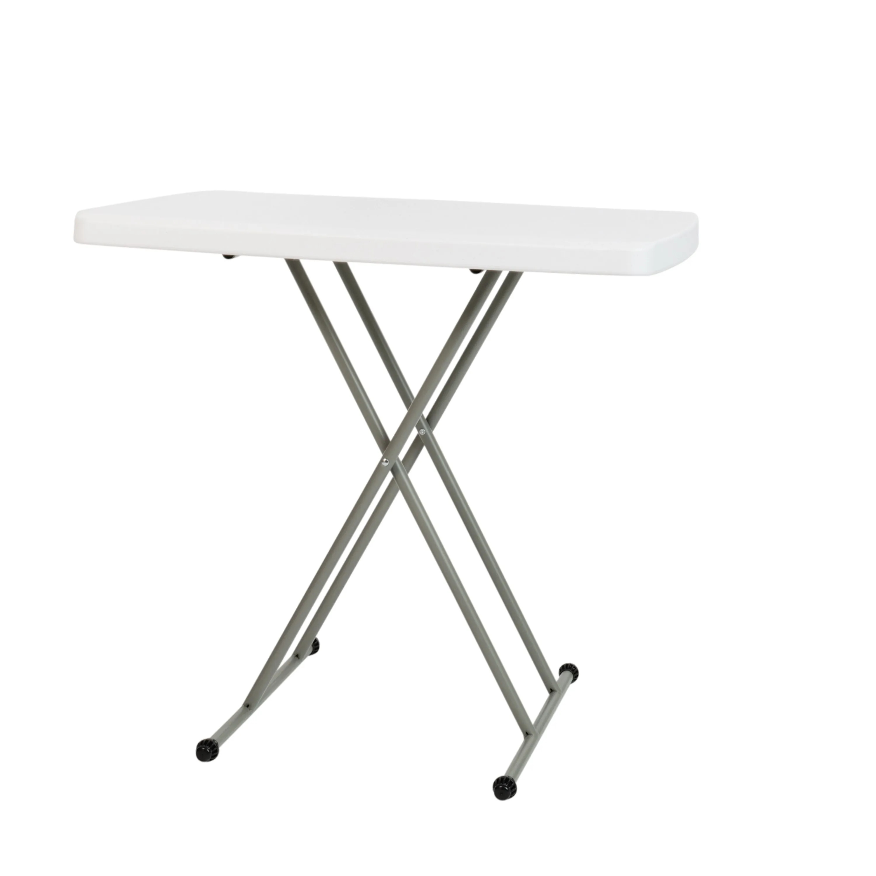 White Folding Adjustable Table DAD-YCZ-76X-GW-GG